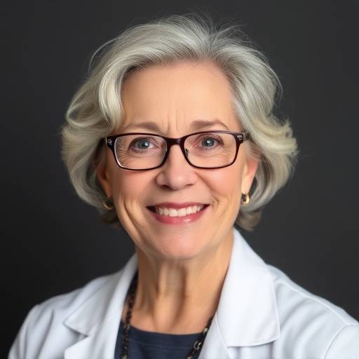 Portrait of Dr. Eleanor Vance, a sleep specialist.
